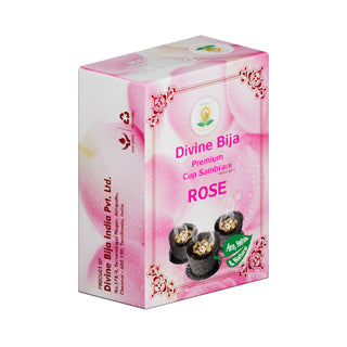 Cup Sambrani - Rose